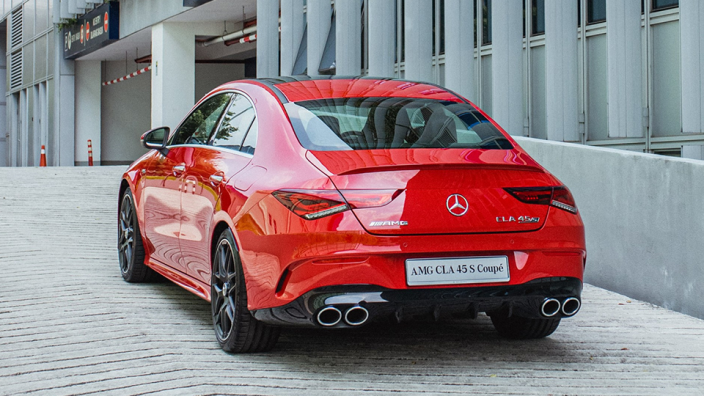 (奔驰amg cla 45s coupe)