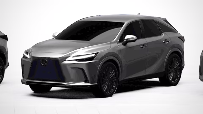 雷克萨斯rx换代谍照,2022款雷克萨斯RX谍照 新增phev版车型第五代雷克萨斯rx定于6月1日首发
