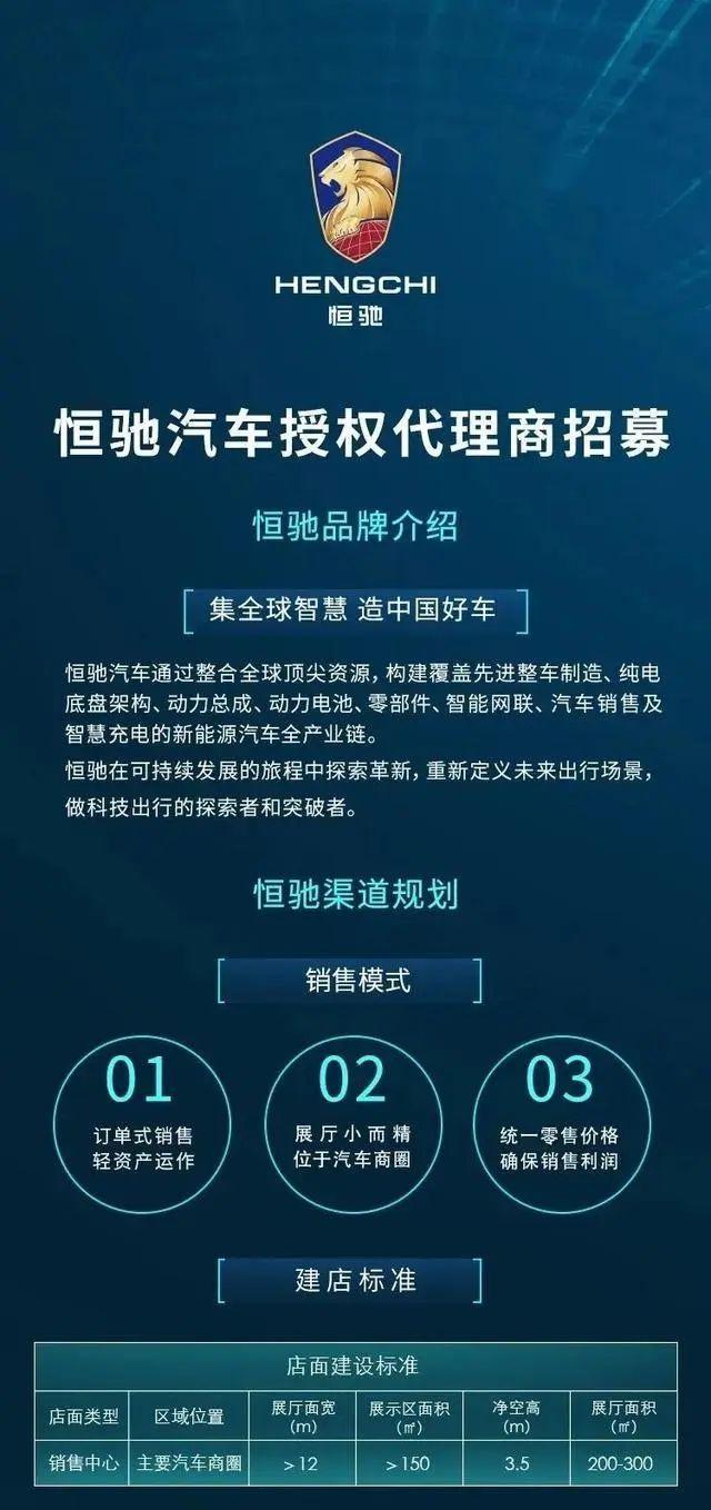 恒驰汽车官网显示,包括北京,上海,广州,天津,深圳,郑州,杭州,成都