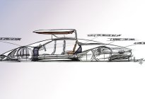 2400马力6轮4座超级跑车 Hennessey发布新车设计草图