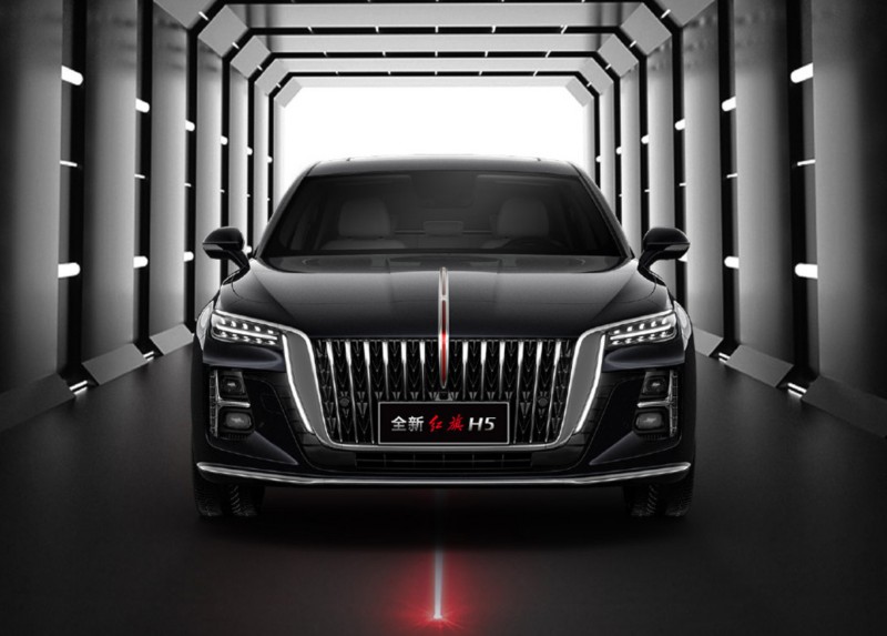 全新红旗H5官图发布！沿用红旗H9前脸，预计年内上市