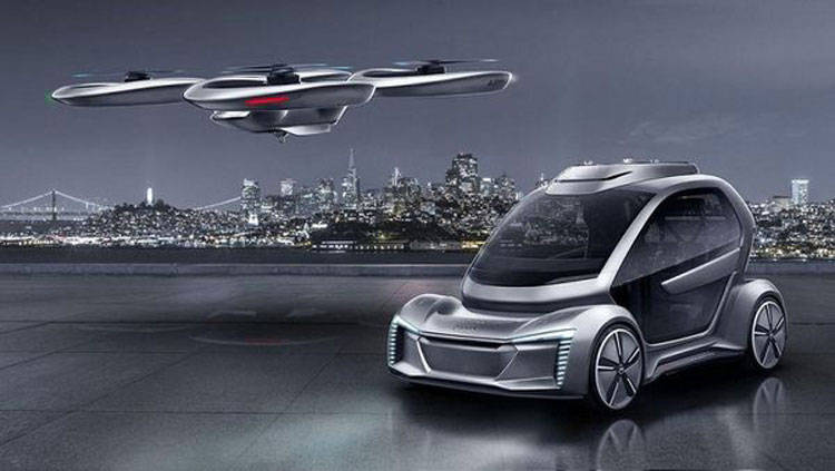 奥迪智能飞行汽车亮相，能飞、能跑，这就是未来出行？