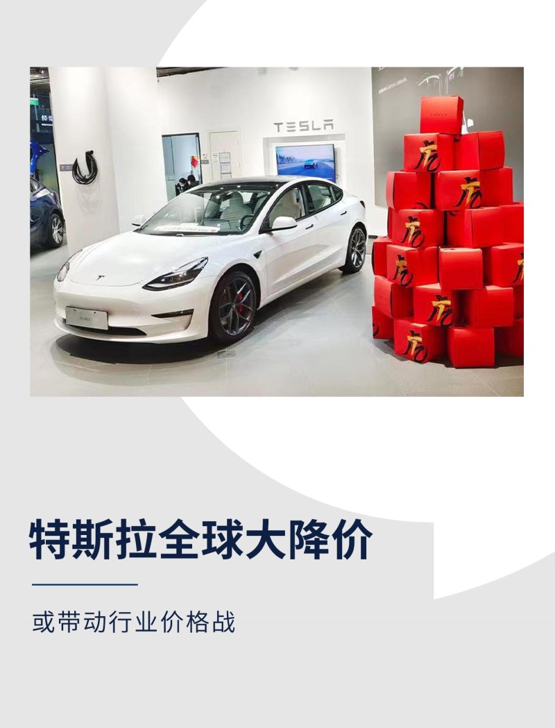 特斯拉全球大降价