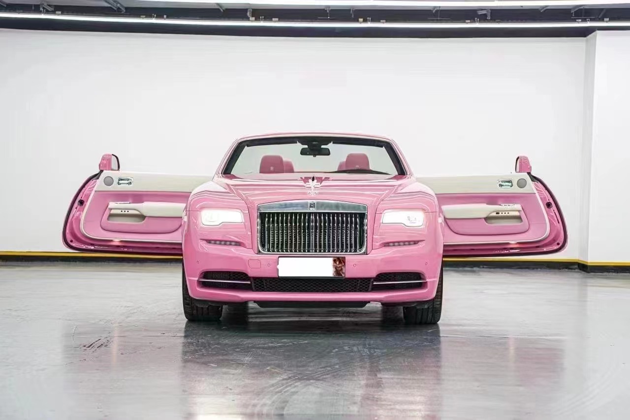 劳斯莱斯曜影,特殊定制内外粉色- 买车网