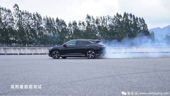 比亚迪的suv能漂移腾势n7首发漂移系统小白也漂