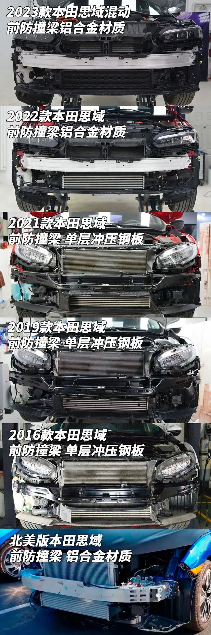 本田思域混动：缺少监督之后，气囊能少一个是一个！