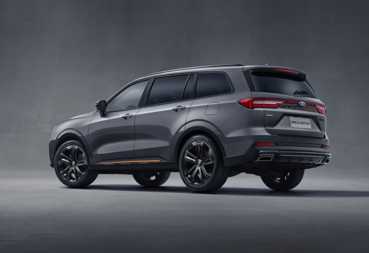 潮酷大七座suv福特新领裕黑曜倾橙版售1998万元起