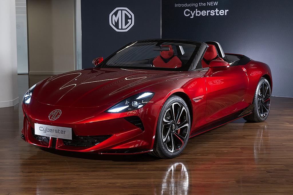 98万起?软顶敞篷 剪刀门,年轻人的第一款电动敞篷跑车- 买车网