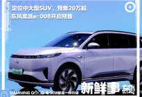 定位中大型SUV，预售20万起，东风奕派eπ008开启预售