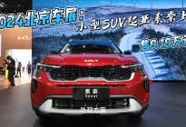 2024北京车展 小型SUV起亚索奈上市 售9.19万元起