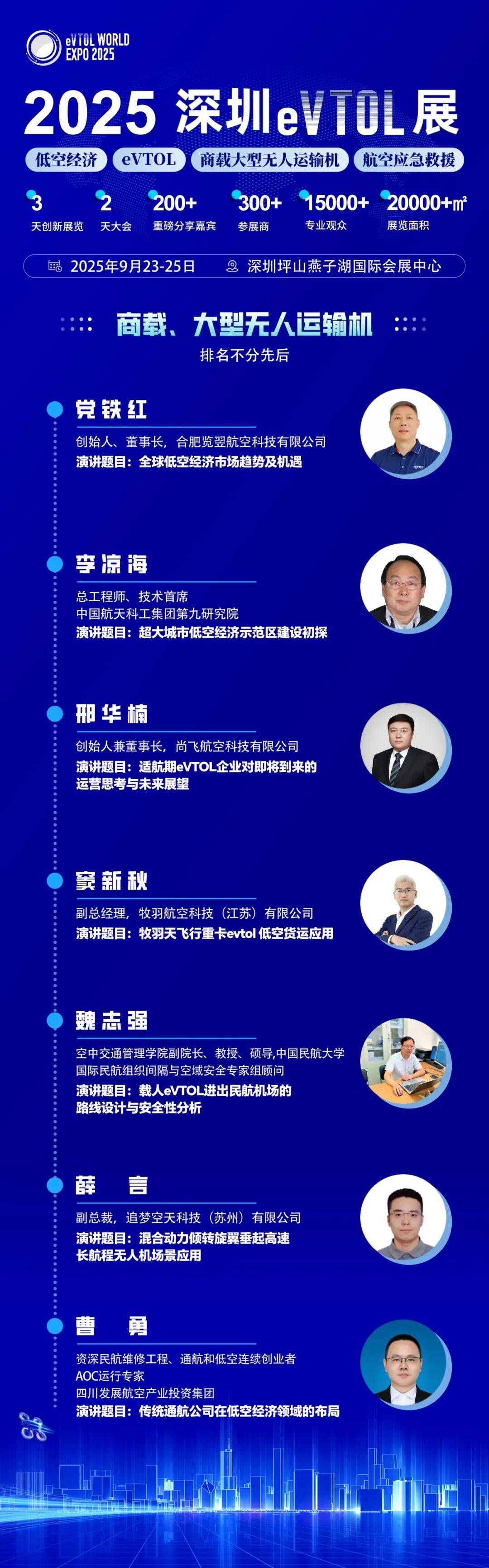 2025深圳eVTOL产业发展大会暨低空经济展览会(图9)