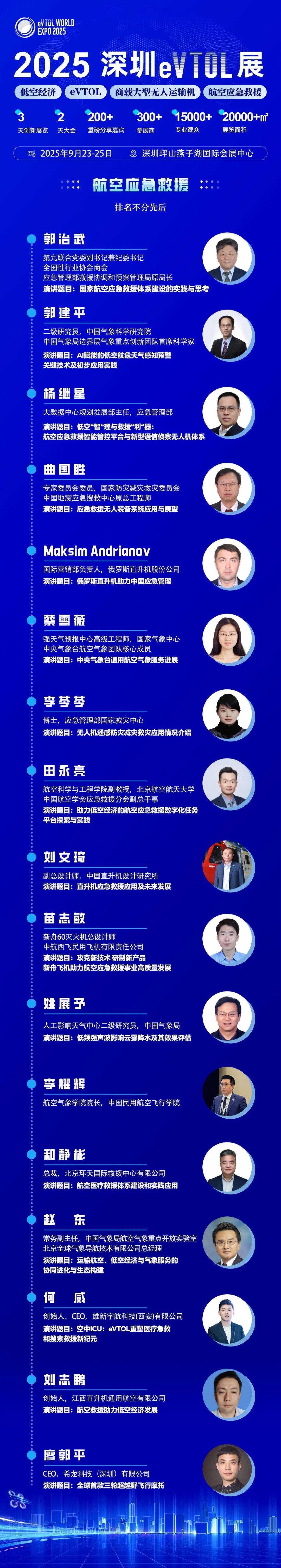 2025深圳eVTOL产业发展大会暨低空经济展览会(图6)