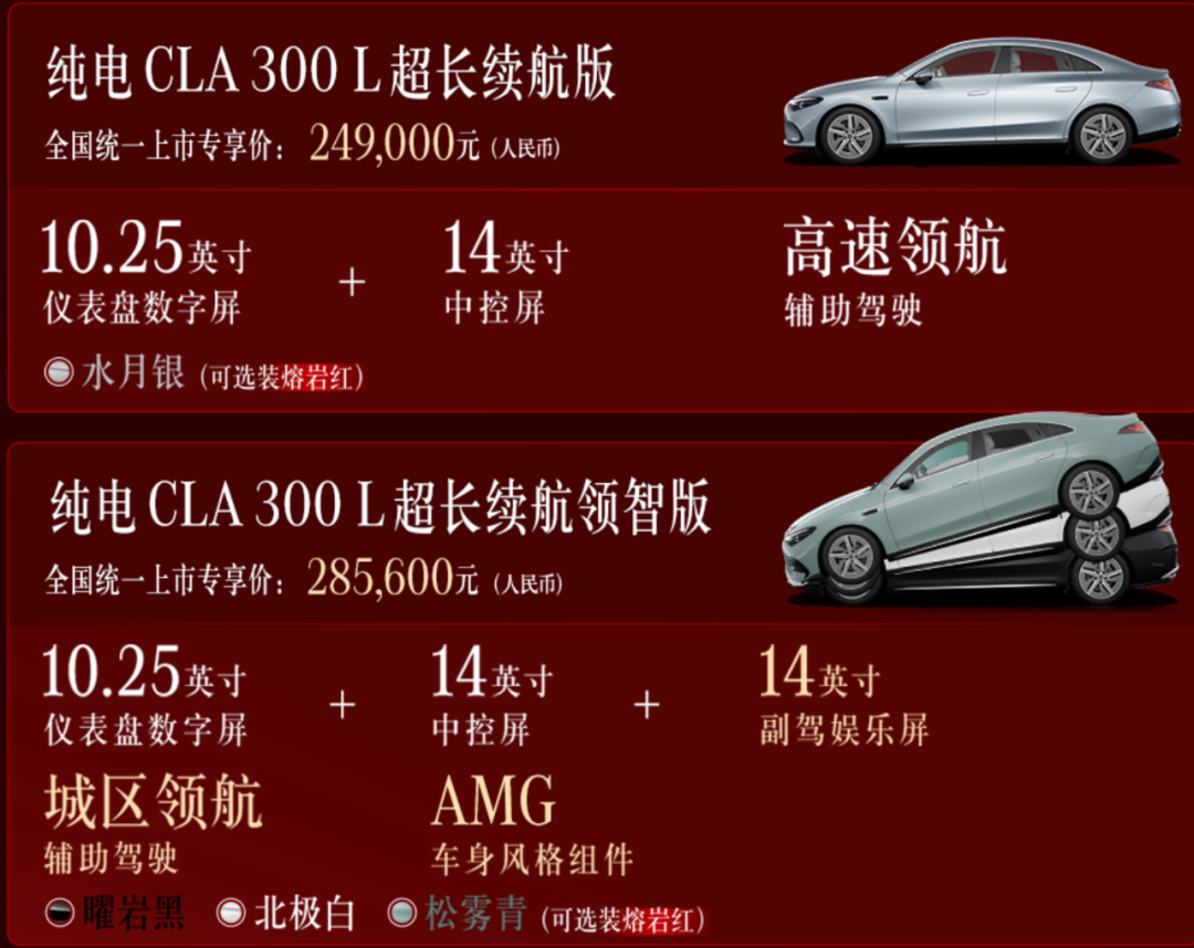 热点丨奔驰纯电CLA卖出新势力的价格，豪华车变天了？