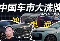 油、混、电“三分天下”！2025年中国车市迎来大洗牌