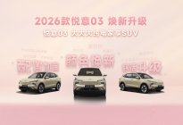 张若昀助阵 2026款悦意03 7.98万元起挚爱上市