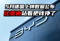五月上牌数据公布，比亚迪在BBA老家站着把钱挣了！
